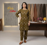 2 Piece LawnDigital Print Suit Design LS203 – Elegant Ladies Summer Outfit | Soft & Breathable Fabric