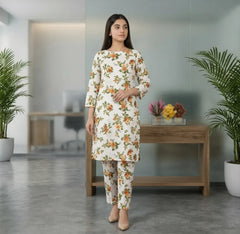 2 Piece Lawn Digital Print Suit Design LS137