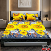 Cotton Satin King Size Bed Sheet STN 014