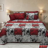 7 Pcs Comforter Set King Size Design KCC 00373
