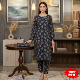 🌿 2 Piece Lawn Digital Print Suit Design LS646