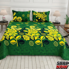 Cotton Satin King Size Bed Sheet STN 009
