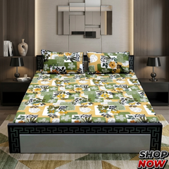 Cotton Satin King Size Bed Sheet STN 042