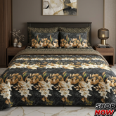 7 Pcs Comforter Set King Size Design KCC 00364