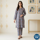 🌿 2 Piece Lawn Digital Print Suit Design LS655