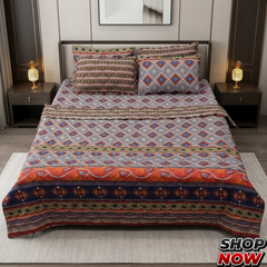 7 Pcs Comforter Set King Size Design KCC 00385
