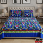 Cotton Satin King Size Bed Sheet STN 016