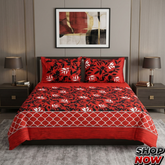 Cotton Satin King Size Bed Sheet STN 023