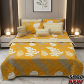 7 Pcs Comforter Set King Size Design KCC 00383