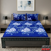 Cotton Satin King Size Bed Sheet STN 018