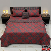 7 Pcs Comforter Set King Size Design KCC 00368