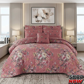 7 Pcs Comforter Set King Size Design KCC 00365