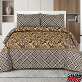 3 Pcs Cotton Bed sheet B 97