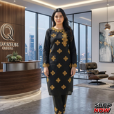 Embroidery Shirt sleeves and Trouser