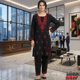 Embroidery Shirt sleeves and Trouser