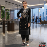 Embroidery Shirt sleeves and Trouser
