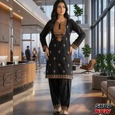 Embroidery Shirt sleeves and Trouser