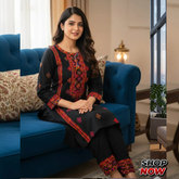 Embroidery Shirt sleeves and Trouser 52252