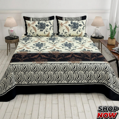 Cotton Satin King Size Bed Sheet STN 028