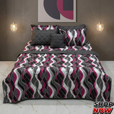 7 Pcs Comforter Set King Size Design KCC 00379