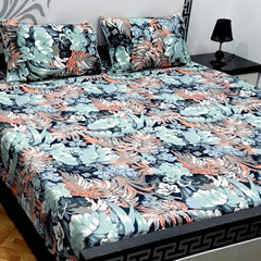 Cotton Satin King Size Bed Sheet STN 006