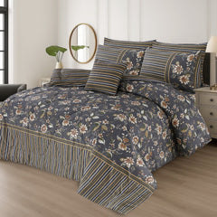 7 Pcs Comforter Set King Size Design KCC 00329