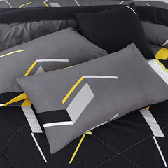 7 Pcs Comforter Set King Size Design KCC 00350