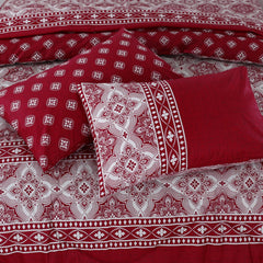 7 Pcs Comforter Set King Size Design KCC 00406
