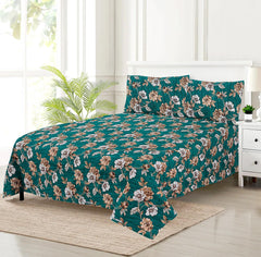3PCS KING COTTON BED SHEET B-805