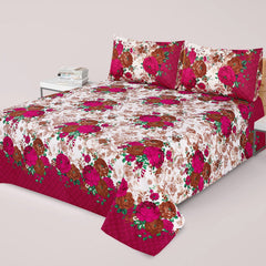 3PCS KING COTTON BED SHEET B-806
