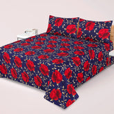 3PCS KING COTTON BED SHEET B-804