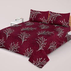 3PCS KING COTTON BED SHEET B-814