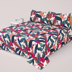 3PCS KING COTTON BED SHEET B-815