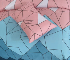 3PCS KING COTTON BED SHEET B-827
