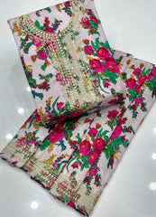 Embroidery Shirt sleeves and Trouser 5226