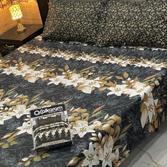 3PCS KING COTTON BED SHEET B-8560