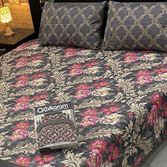 3PCS KING COTTON BED SHEET B-8562