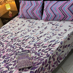 3PCS KING COTTON BED SHEET B-8574