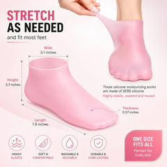 Silicone Moisturizing Gel Sock 1 Pair