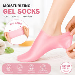 Silicone Moisturizing Gel Sock 1 Pair