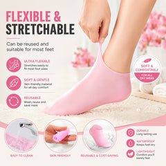 Silicone Moisturizing Gel Sock 1 Pair