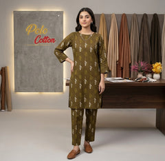 2 Piece LawnDigital  Print Suit Design LS203 – Elegant Ladies Summer Outfit | Soft & Breathable Fabric