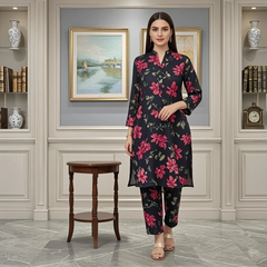 2 Piece LawnDigital  Print Suit Design LS191 – Stylish Ladies Summer Wear | Soft & Breathable Fabric