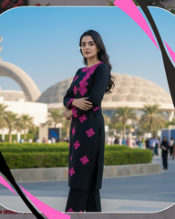 Embroidery Shirt sleeves and Trouser