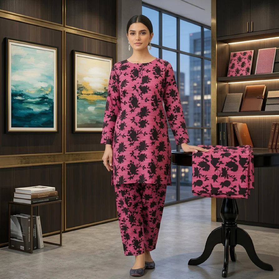 2 Piece Lawn Digital Print Suit Design LS194