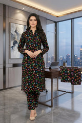 2 Piece LawnDigital  Print Suit Design LS197 – Stylish Ladies Summer Wear | Soft & Breathable Fabric