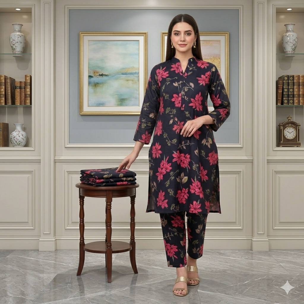 2 Piece LawnDigital  Print Suit Design LS191 – Stylish Ladies Summer Wear | Soft & Breathable Fabric