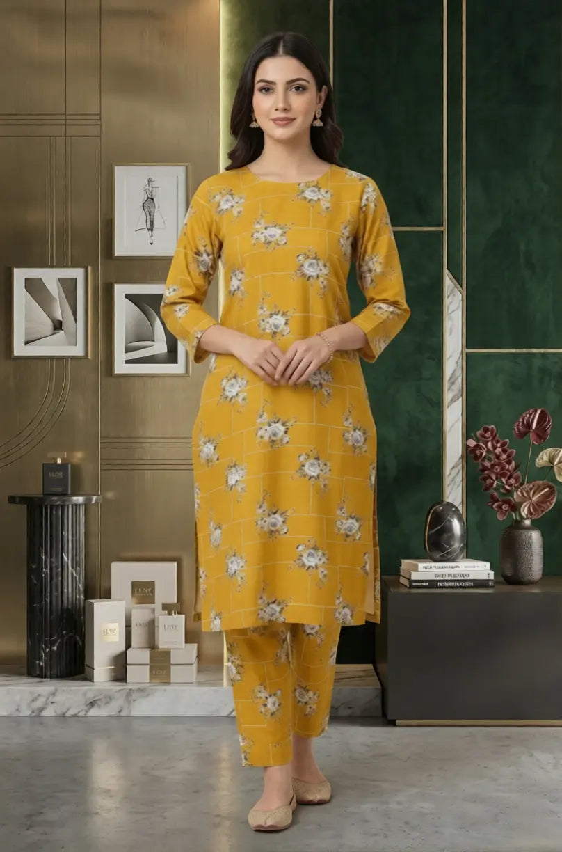 Summer Lawn 2 Piece Suit 1076 – Stylish Digital Print Ladies Dress | Lightweight & Breathable Fabric