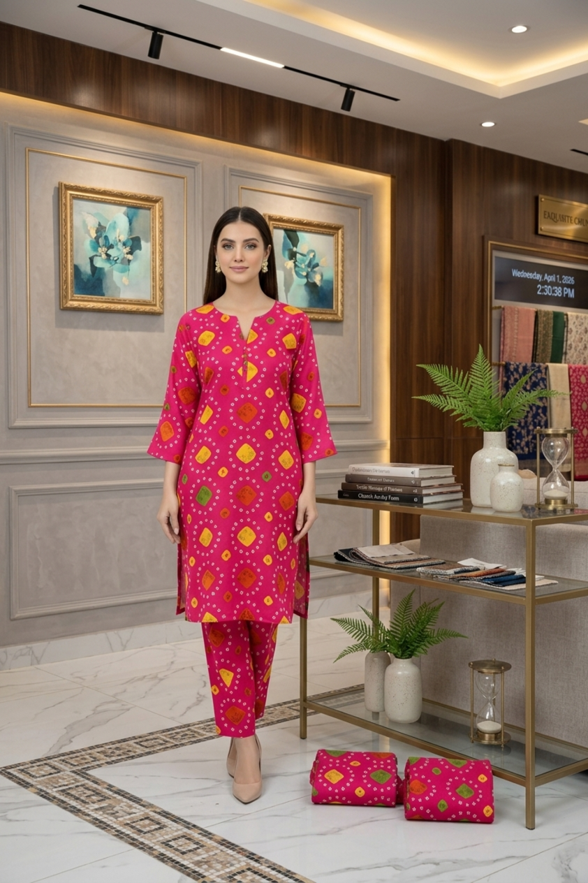 🌿 2 Piece Lawn Digital Print Suit Design LS635 – Elegant & Trendy Summer Collection 🌿