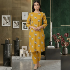 Summer Lawn 2 Piece Suit 1076 – Stylish Digital Print Ladies Dress | Lightweight & Breathable Fabric